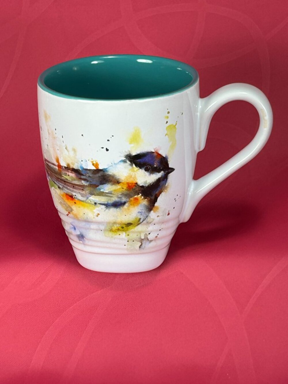 Dean Crouser bird arts decorated coffee mug